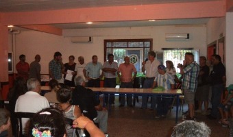 Gustavo Barrera se reunió con trabajadores Municipales